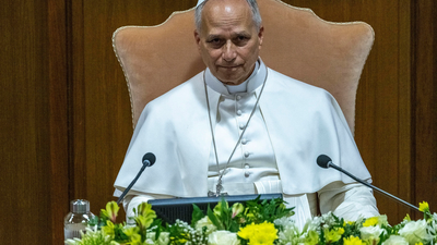 Pope Leo calls for being ‘profoundly human’ in the age of AI